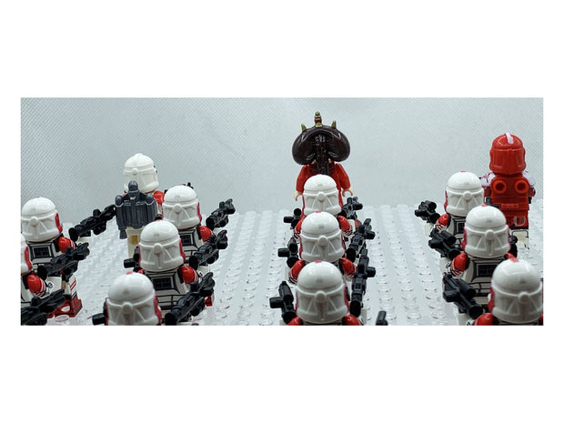 zavicos 13pcs to 25pcs Action Figure Minifigure Building Blocks Custom Brick Design 501st Legion Clone Trooper  Modified