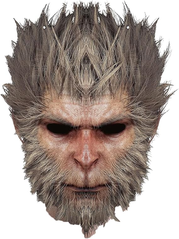 Black Myth Wukong Cosplay Mask Adult Monkey Cosplay Mask Game Same Monkey Wukong Mask