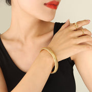 Elegant Stretch Coil Bracelet, Gold and Silver Plated, Flexible Spring Design, Fashion Jewelry for Women