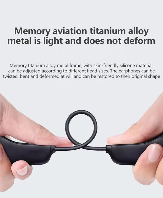 Digital Channel Bone Conduction Headphones Hearing Aids Sound transmission Open Ear Bluetooth Audio Amplifier