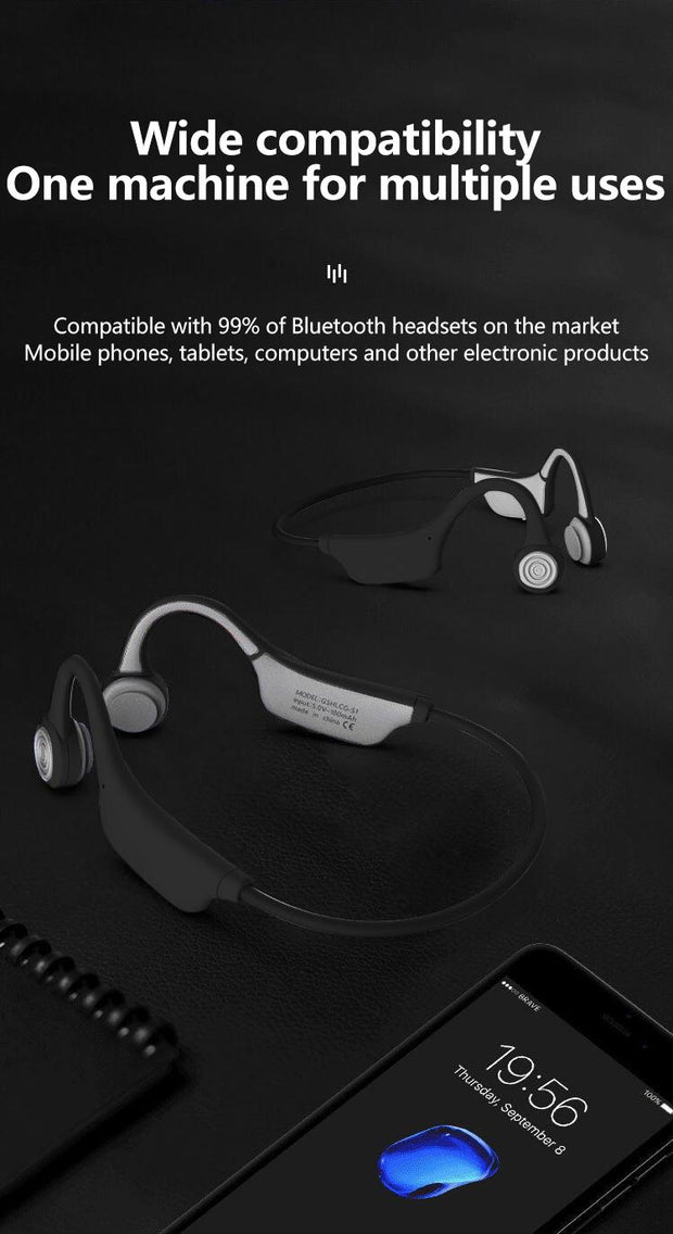 Digital Channel Bone Conduction Headphones Hearing Aids Sound transmission Open Ear Bluetooth Audio Amplifier
