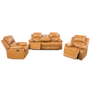 Zavicos  Luxury Recliner Sofa Living Room Set Leather Reclining Sofa and Loveseat Chair Sets Living Room Furniture Sets Recliner Couches for Living Room