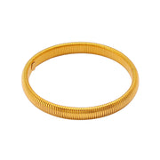 Elegant Stretch Coil Bracelet, Gold and Silver Plated, Flexible Spring Design, Fashion Jewelry for Women