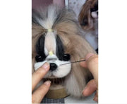 Zavicos Handmade Crochet Arts Wool   Pet Portrait   animal Felted Replica