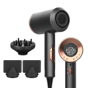 Hair Dryer Lightweight Ionic Blow Dryer  High Speed Motor for Fast Drying, 1500W Low Noise Thermal-Control Hairdryer for Home/Travel, 4 Temps & 3 Speeds & Cool-Shot