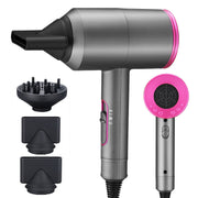 Hair Dryer Lightweight Ionic Blow Dryer  High Speed Motor for Fast Drying, 1500W Low Noise Thermal-Control Hairdryer for Home/Travel, 4 Temps & 3 Speeds & Cool-Shot