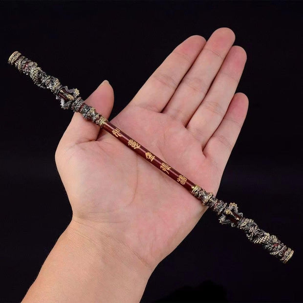 Black Myth: Sun Wukong Game Weapon Ruyi Golden Cudgel,Copper Cloud Rod Alloy and Weapons Furnishings,Pilgrimage to The West-Eripheral Game Model,Desk Decoration Pendant Gift