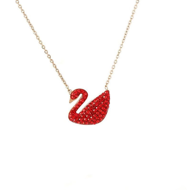 Pendant for Women Swan Pendant   Stainless Steel Necklace