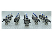 zavicos 13pcs to 25pcs Action Figure Minifigure Building Blocks Custom Brick Design 501st Legion Clone Trooper  Modified