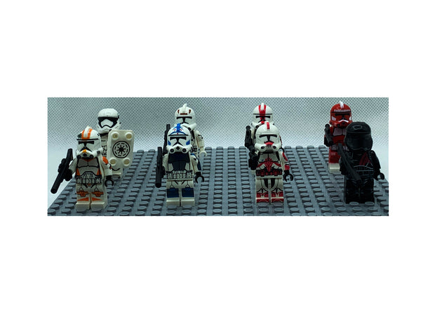 zavicos From 8Pcs Combine multiple variants  Star Action Modified minifigure Building Blocks