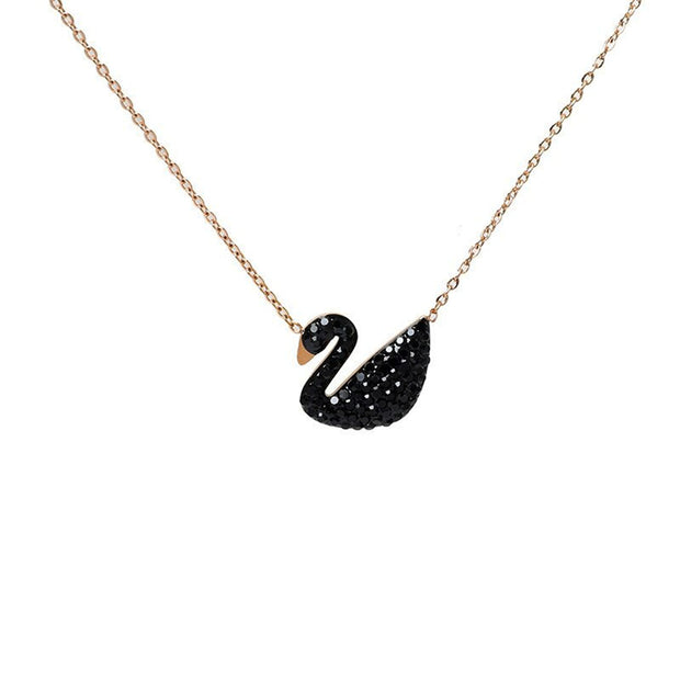 Pendant for Women Swan Pendant   Stainless Steel Necklace