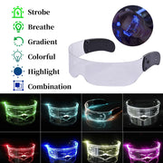 LED Glasses Light Up Glasses   Costume Party Merry Christmas  Gifts Popular Fashion DJ SunGlasses