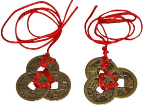 6Pcs Lucky Numer 1199 For Chinese Feng Shui Coins for Wealth and Success Happy And Lucky