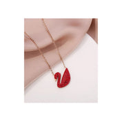 Pendant for Women Swan Pendant   Stainless Steel Necklace